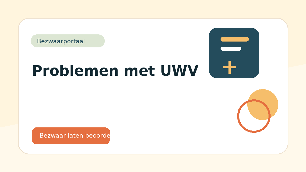 problemen met UWV
